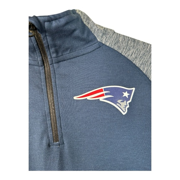 New England Patriots Majestic Fan Fashion Cool Base 1/4 Zip Pullover – XL - Picture 3 of 10